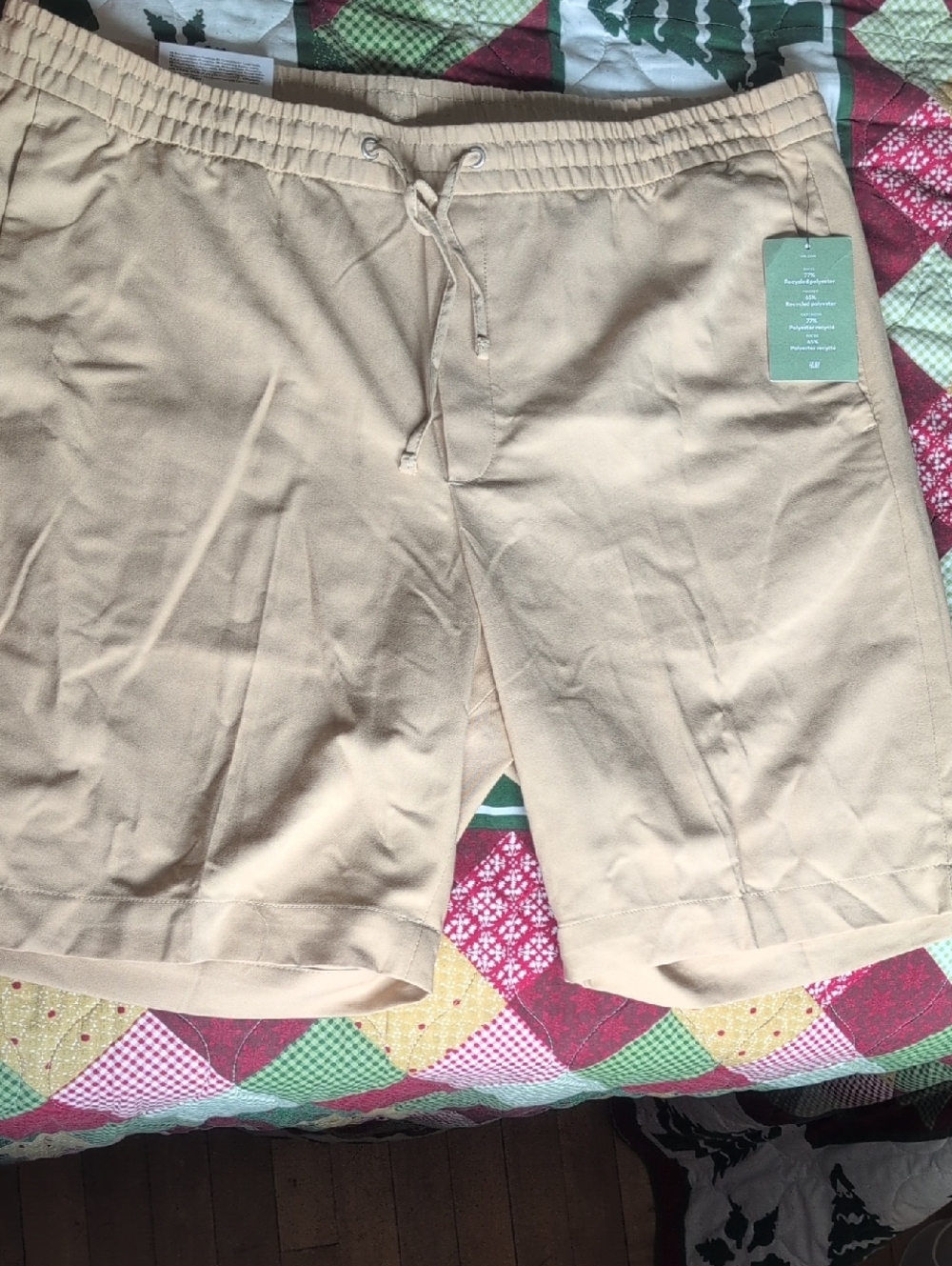 Men's Casual Drawstring Shorts - Tan H&M Xl
